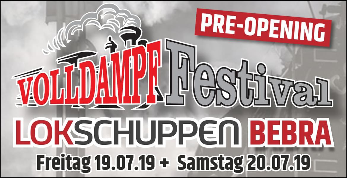 Tickets Festivalticket , Pre-Opening Lokschuppen II in Bebra